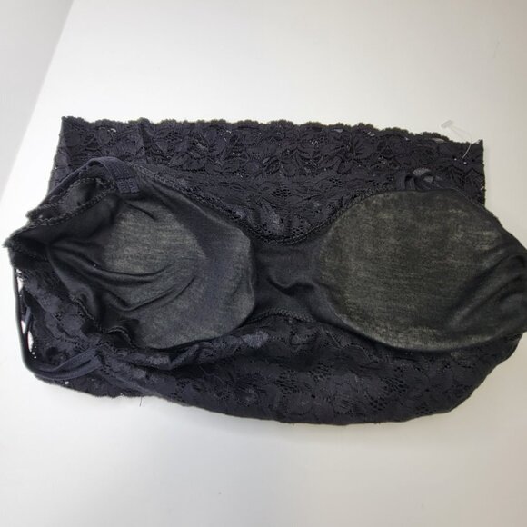 Black Tank Top Lace Camisole SIZE M - Stretchy Top - NEW - Picture 5 of 9
